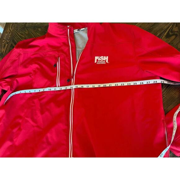 Lightweight Lined Soft Shell Jacket Mens XXXL Zip Performance Classic Branded - Picture 4 of 10